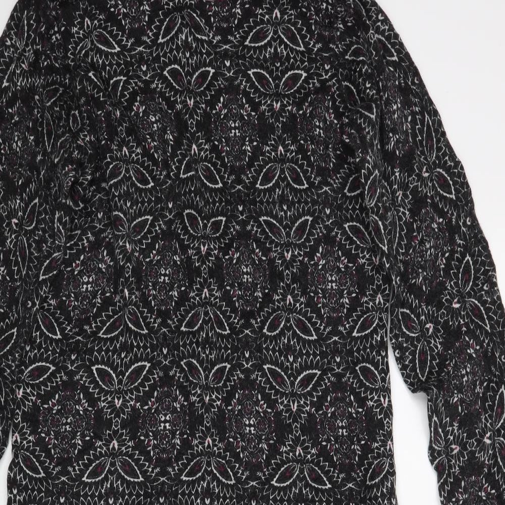 White Stuff Womens Black Paisley  Pencil Dress  Size 10