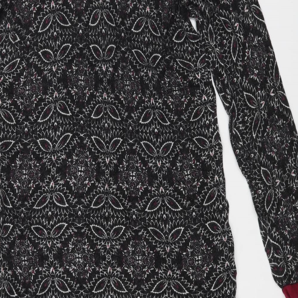 White Stuff Womens Black Paisley  Pencil Dress  Size 10