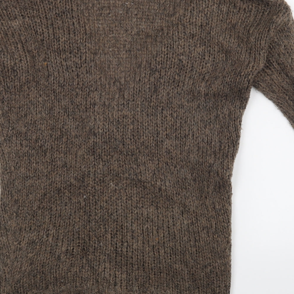 H&M Womens Brown   Cardigan Jumper Size 8