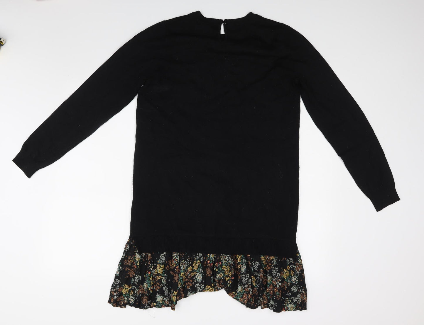 NEXT Womens Black  Rayon Jumper Dress  Size 12