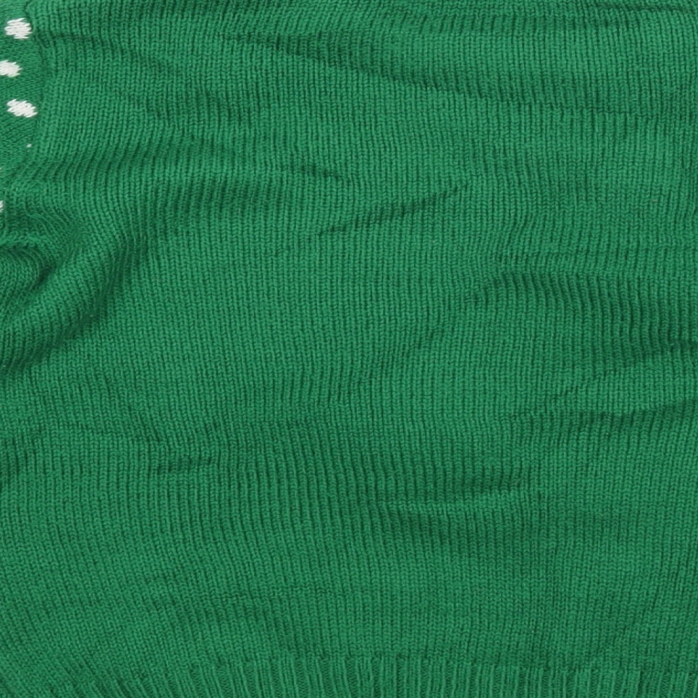 Robel Boys Green   Pullover Jumper Size 6-7 Years  - Christmas Jumper