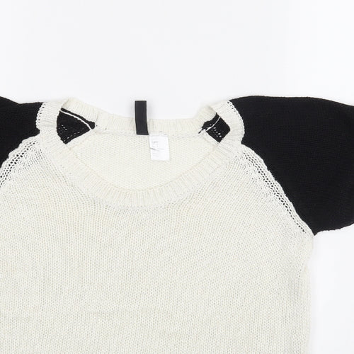 H&M Womens White   Basic Blouse Size S