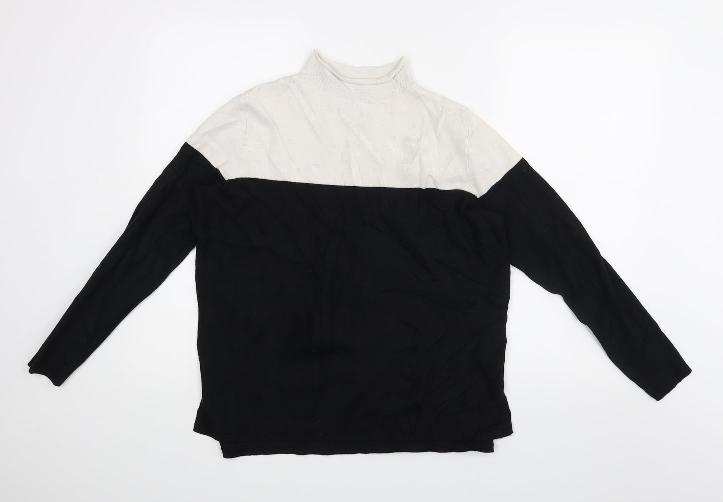 M&S Womens Black   Pullover Jumper Size 12