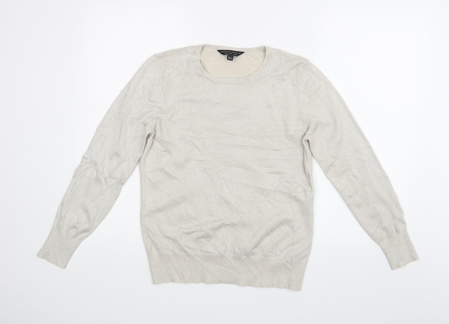Dorothy Perkins Womens Beige   Basic Blouse Size 8