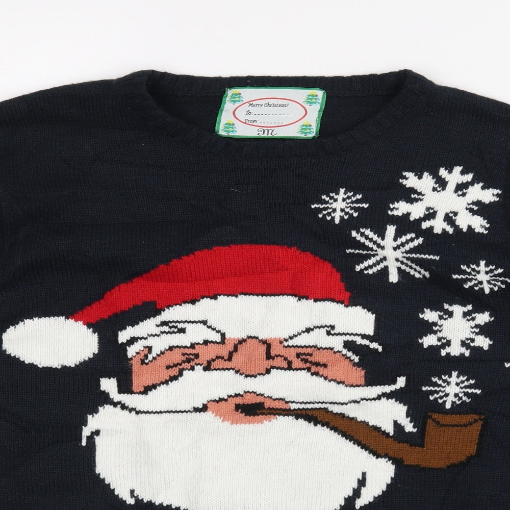 Cedar Wood State Mens Blue   Pullover Jumper Size M  - chrismas jumper