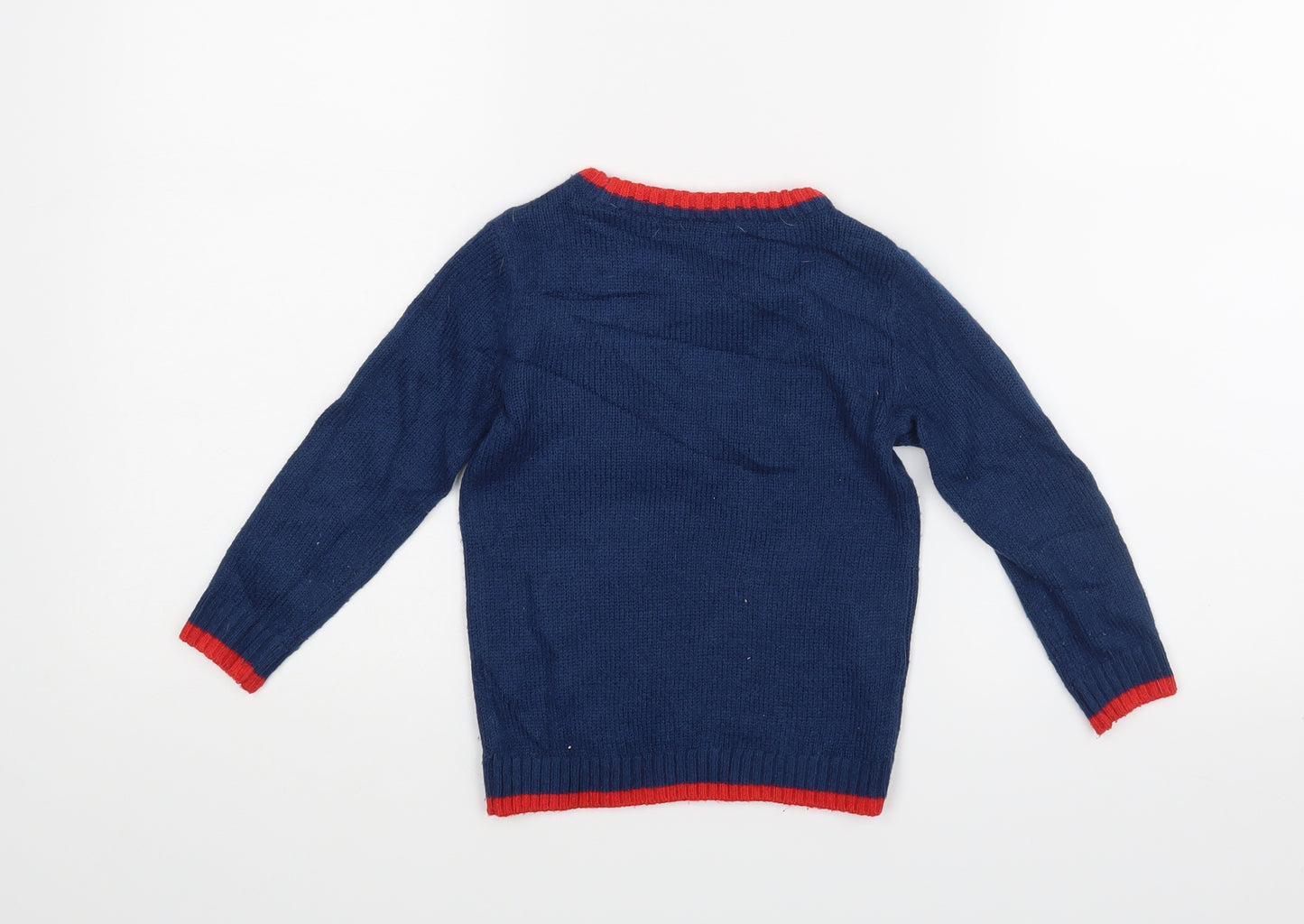 Hey Duggee Boys Blue   Pullover Jumper Size 2-3 Years  - Christmas Jumper