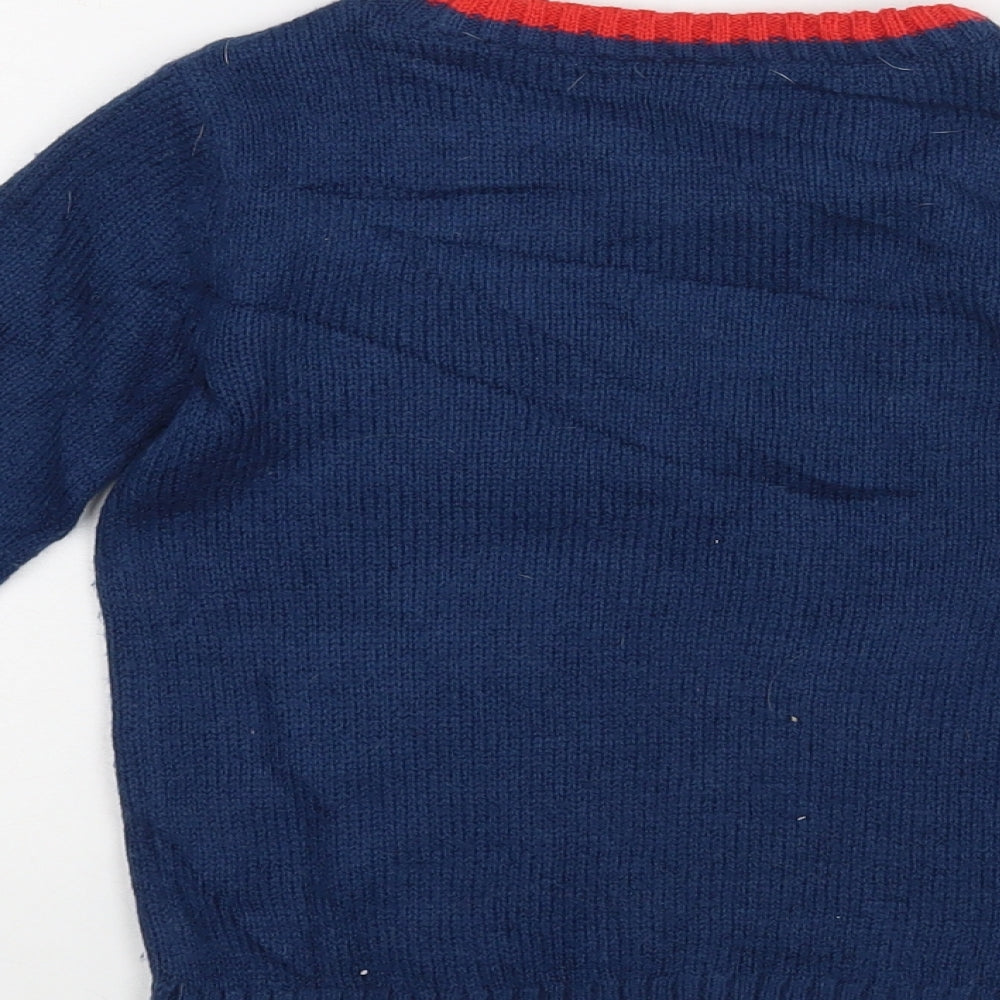 Hey Duggee Boys Blue   Pullover Jumper Size 2-3 Years  - Christmas Jumper