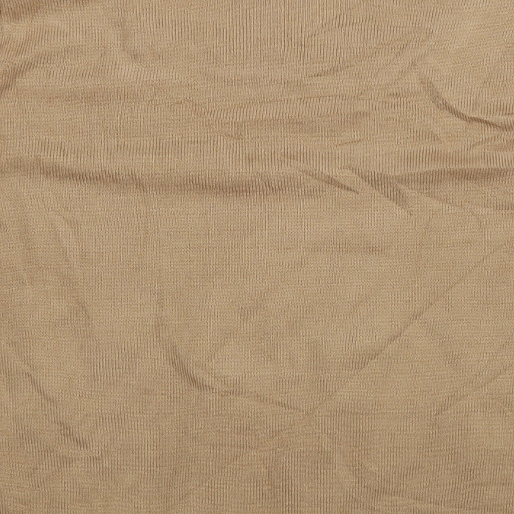 Mud Flower Womens Brown   Basic Blouse Size S
