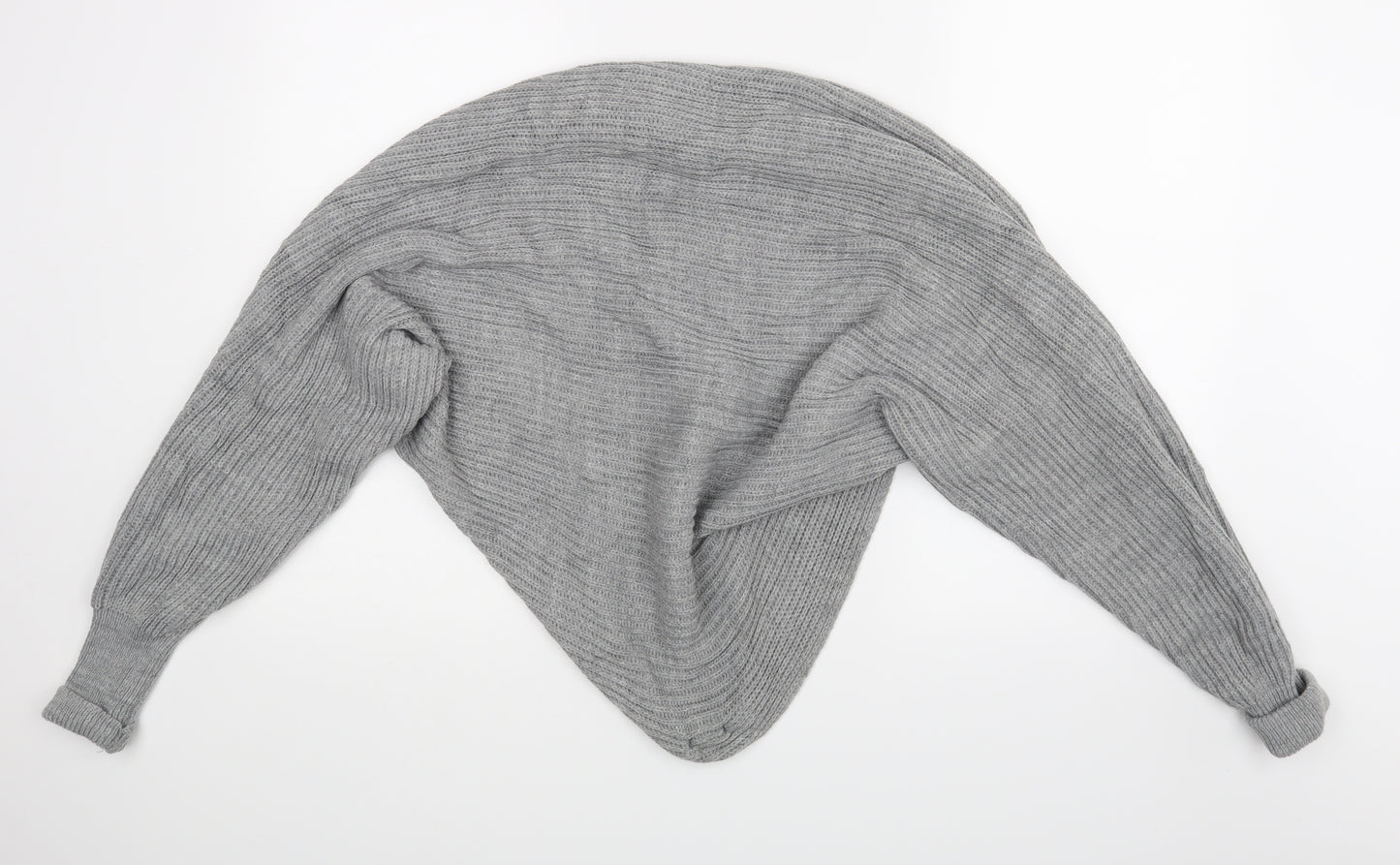 I SAW IT FIRST Womens Grey   Shrug Jumper Size S