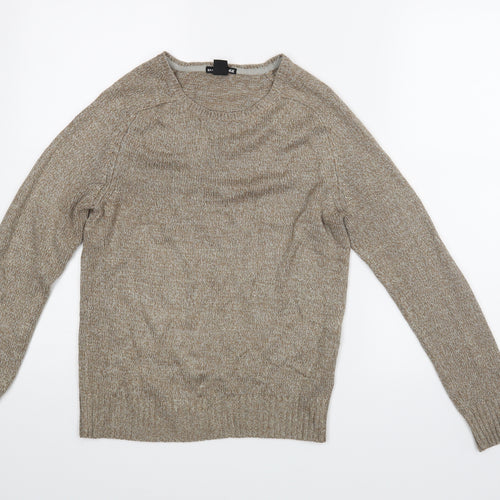 H&M Womens Gold   Pullover Jumper Size S