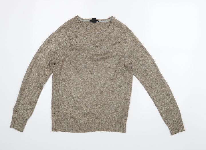H&M Womens Gold   Pullover Jumper Size S