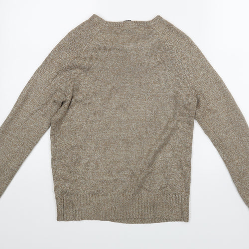 H&M Womens Gold   Pullover Jumper Size S