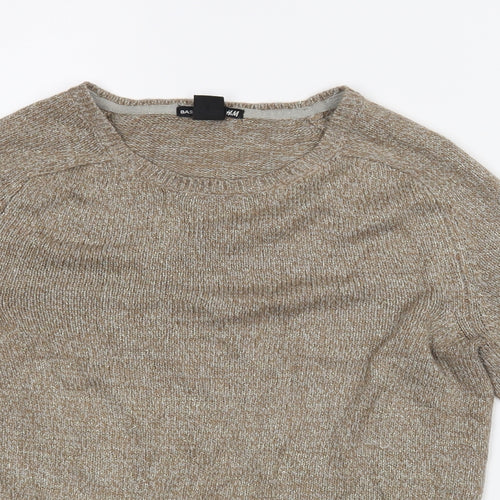 H&M Womens Gold   Pullover Jumper Size S