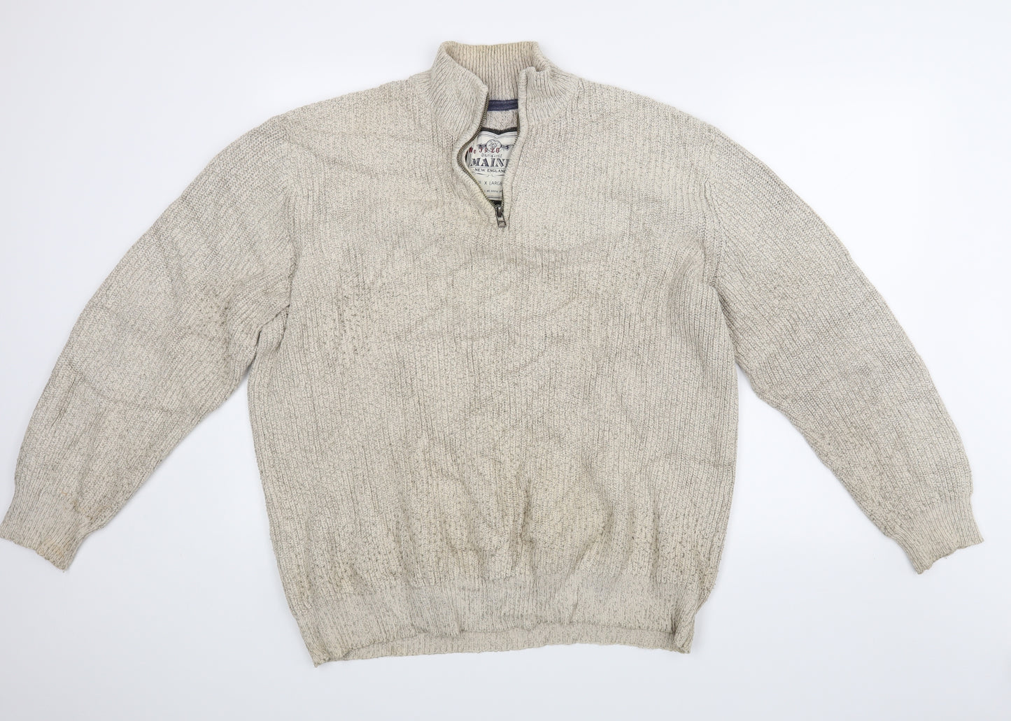 Debenhams Mens Beige   Pullover Jumper Size XL