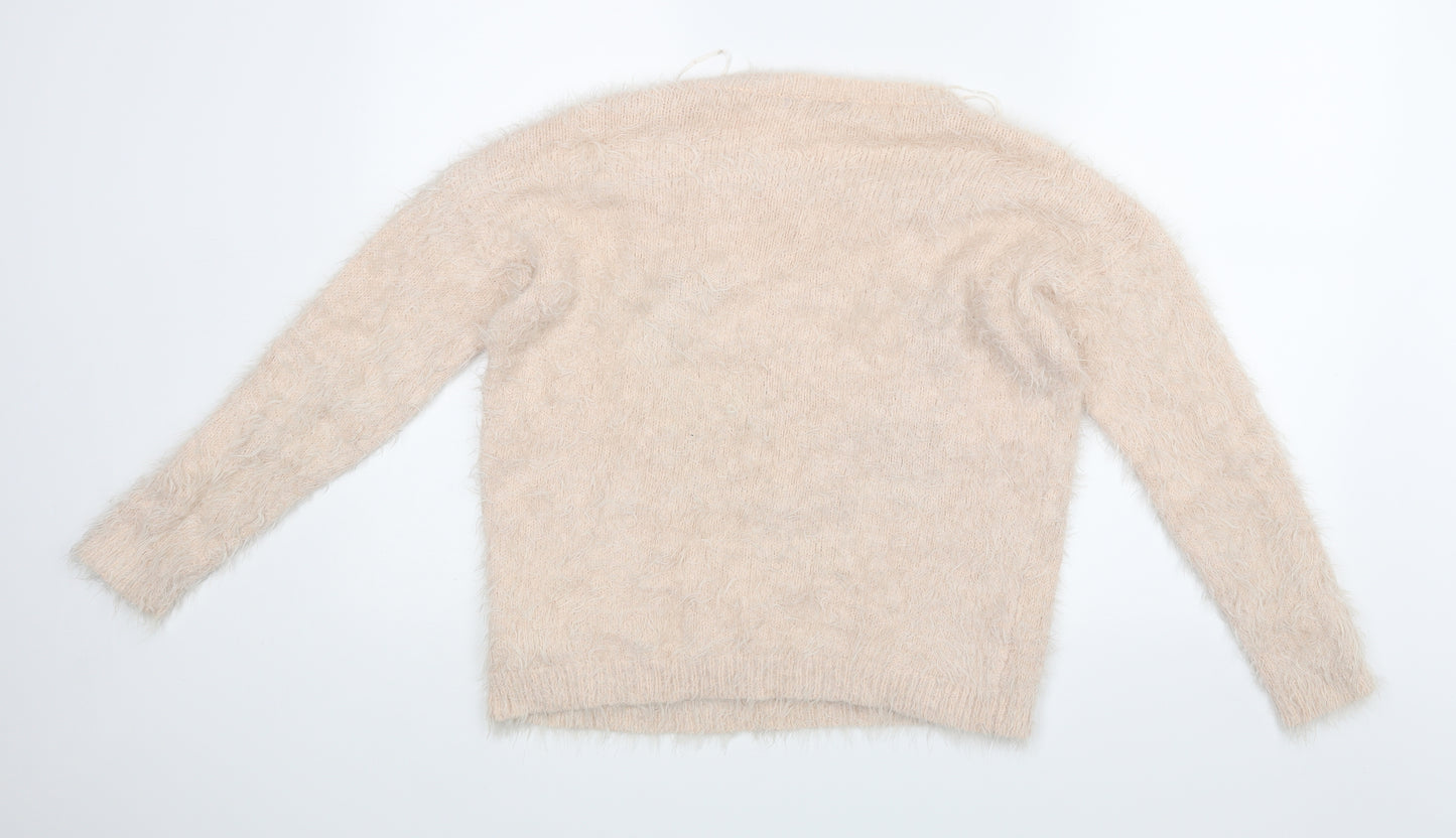 Heart& Soul Womens Pink   Pullover Jumper Size 12