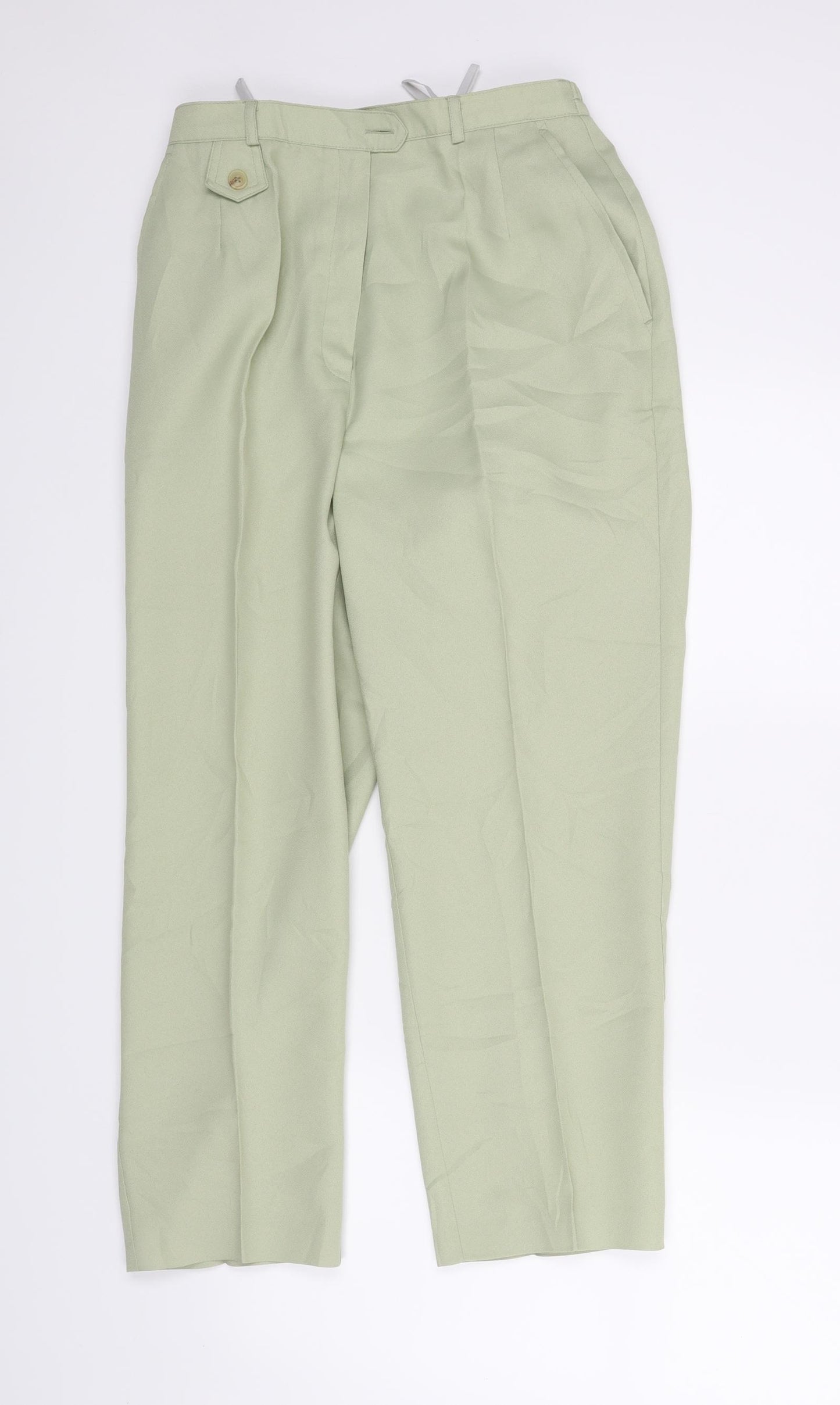 Preworn Womens Green   Trousers  Size 14 L23 in