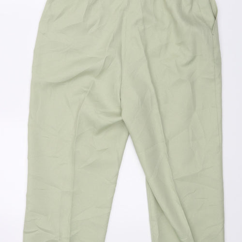 Preworn Womens Green   Trousers  Size 14 L23 in