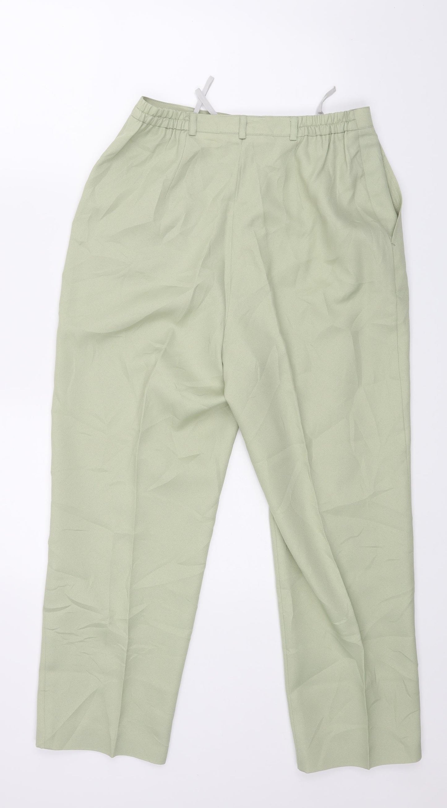 Preworn Womens Green   Trousers  Size 14 L23 in