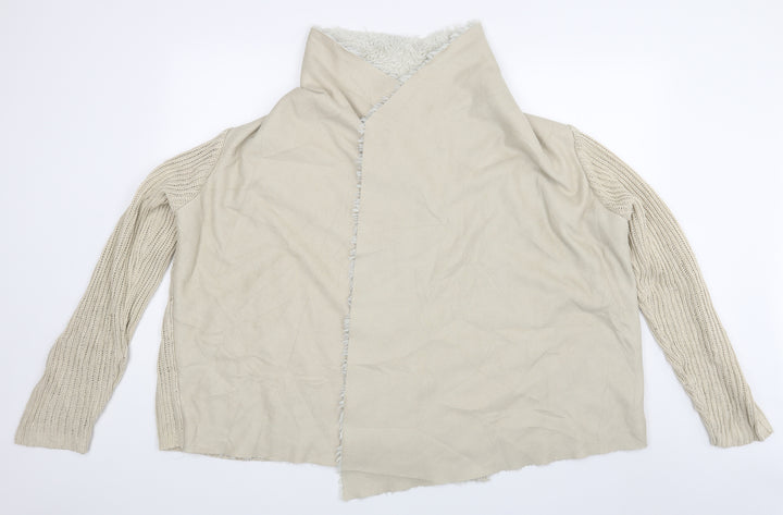 Atmosphere Womens Beige   Wrap Jumper Size XL