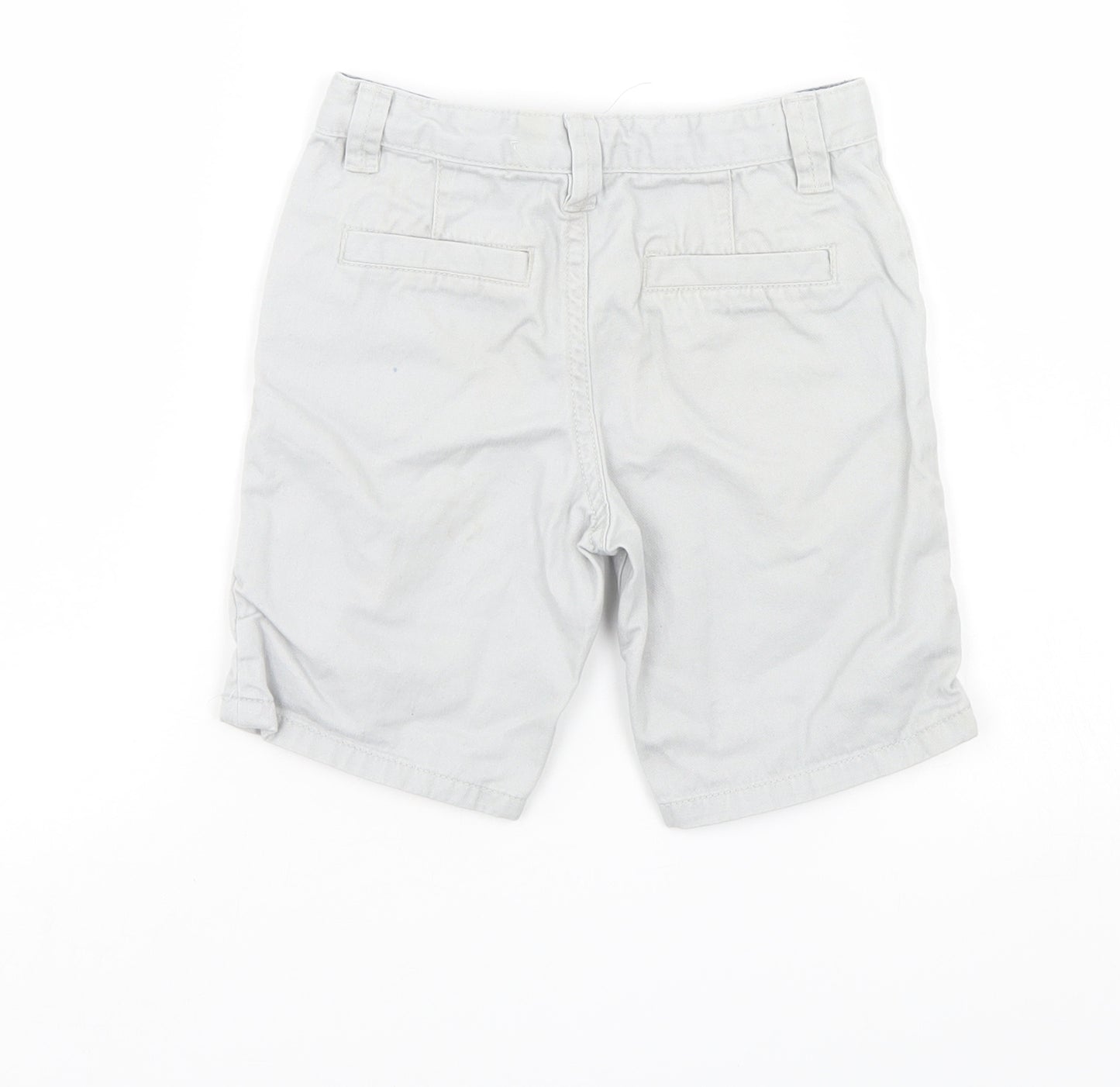 Denim & Co. Boys Grey   Chino Shorts Size 4-5 Years