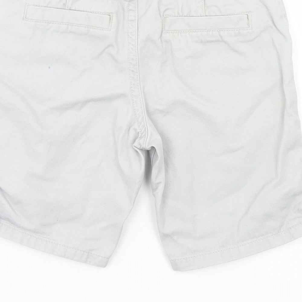 Denim & Co. Boys Grey   Chino Shorts Size 4-5 Years