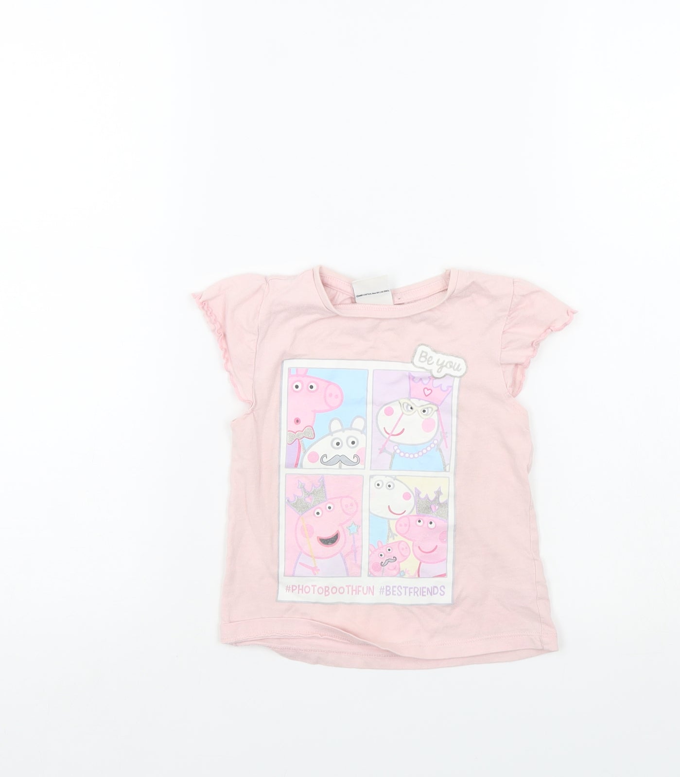 Peppa Pig Girls Ivory   Basic T-Shirt Size 2-3 Years  - Peppa Pig