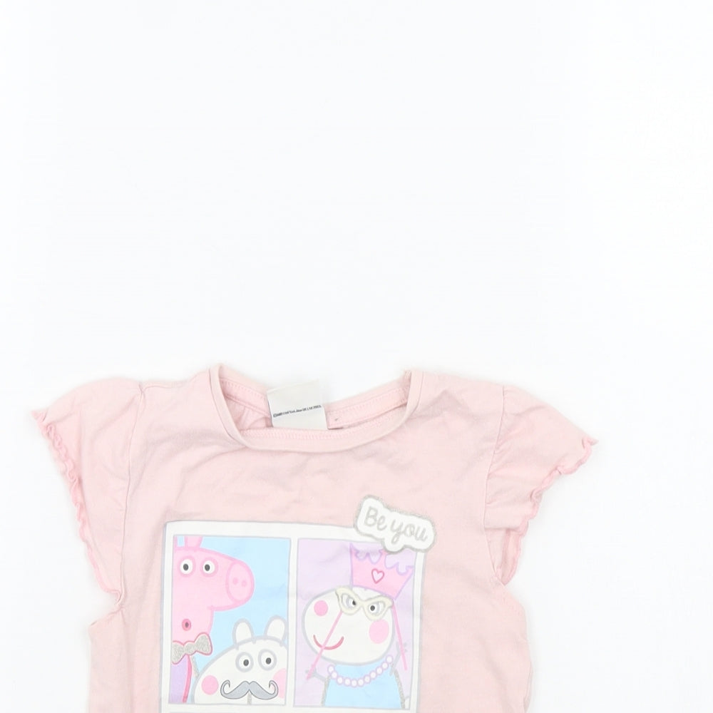 Peppa Pig Girls Ivory   Basic T-Shirt Size 2-3 Years  - Peppa Pig