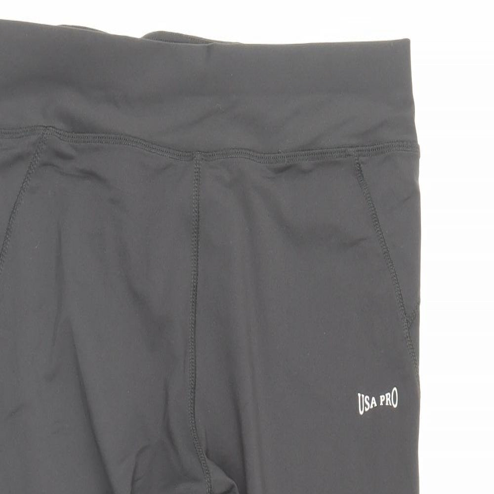 USA Pro Womens Grey   Athletic Shorts Size 16 - Elastic Waist