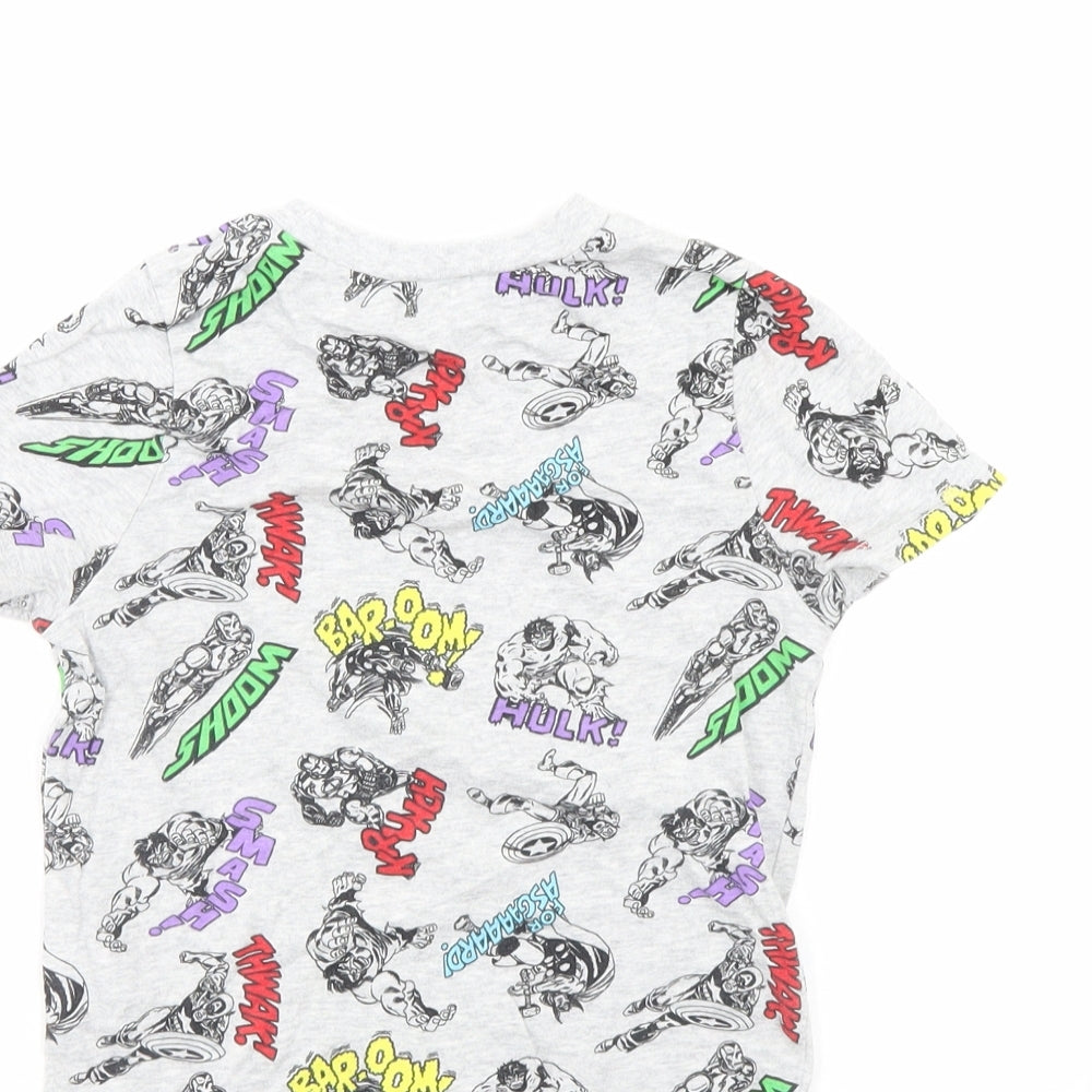 The Avengers Boys Grey   Basic T-Shirt Size 2-3 Years