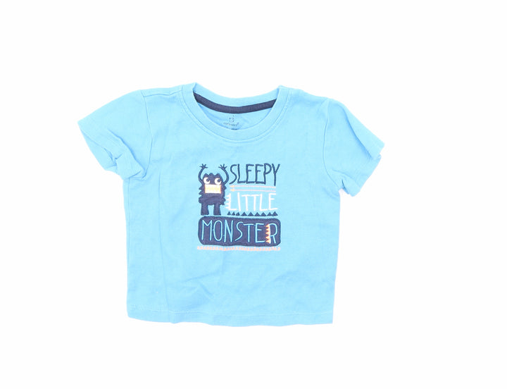 Early Days Boys Blue Basic T-Shirt Size 12-18 Months