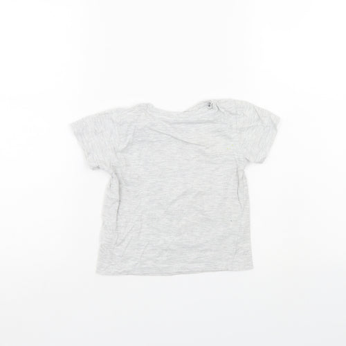 Pep & Co Boys Grey   Basic T-Shirt Size 2-3 Years