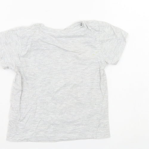 Pep & Co Boys Grey   Basic T-Shirt Size 2-3 Years