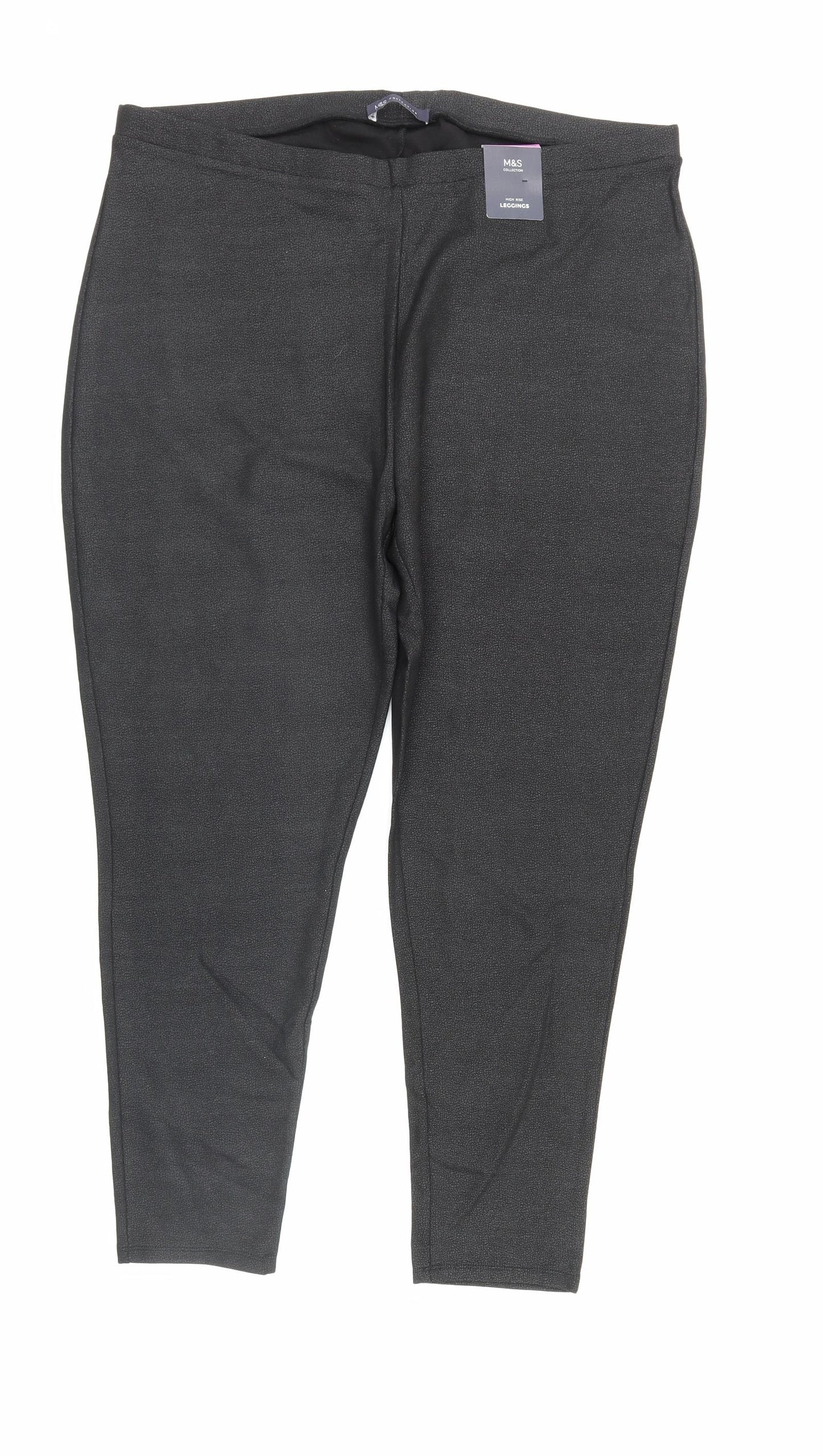 M&S Womens Black    Leggings Size 22 L28 in