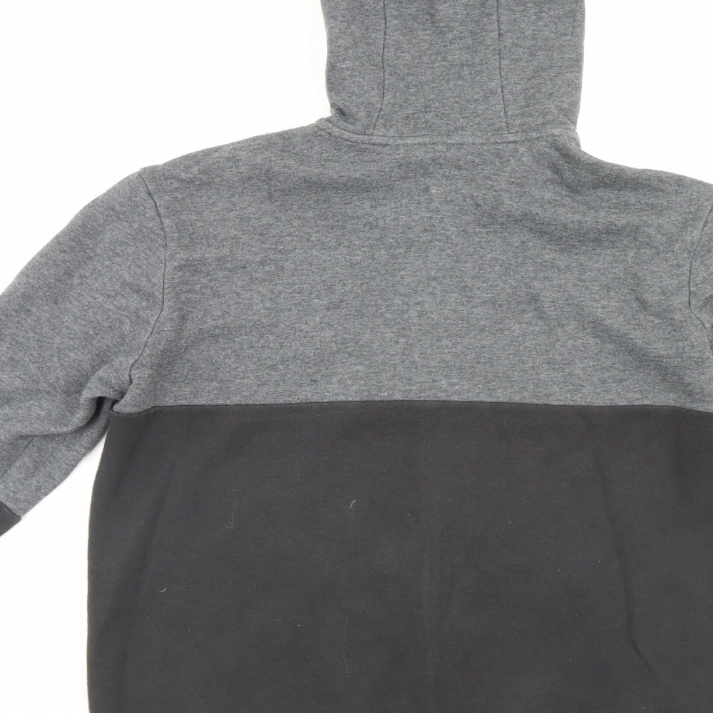 adidas Boys Black   Full Zip Hoodie Size 13-14 Years