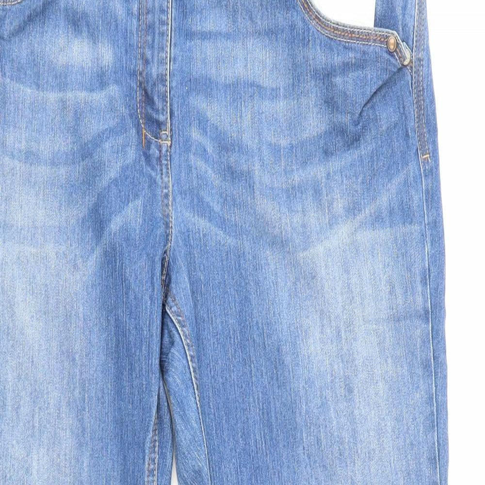 George Womens Blue  Denim Flared Jeans Size 18 L28 in