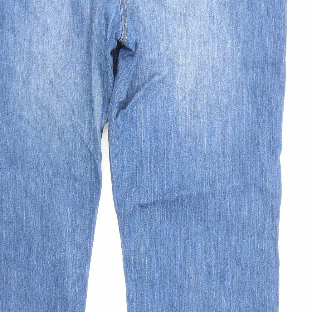 George Womens Blue  Denim Flared Jeans Size 18 L28 in