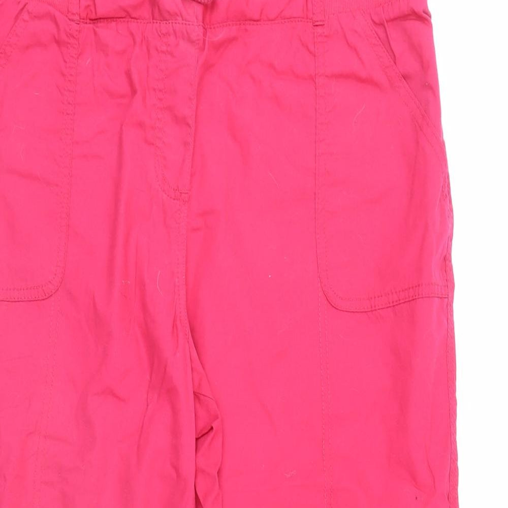 George Womens Red   Cropped Trousers Size 18 L25 in