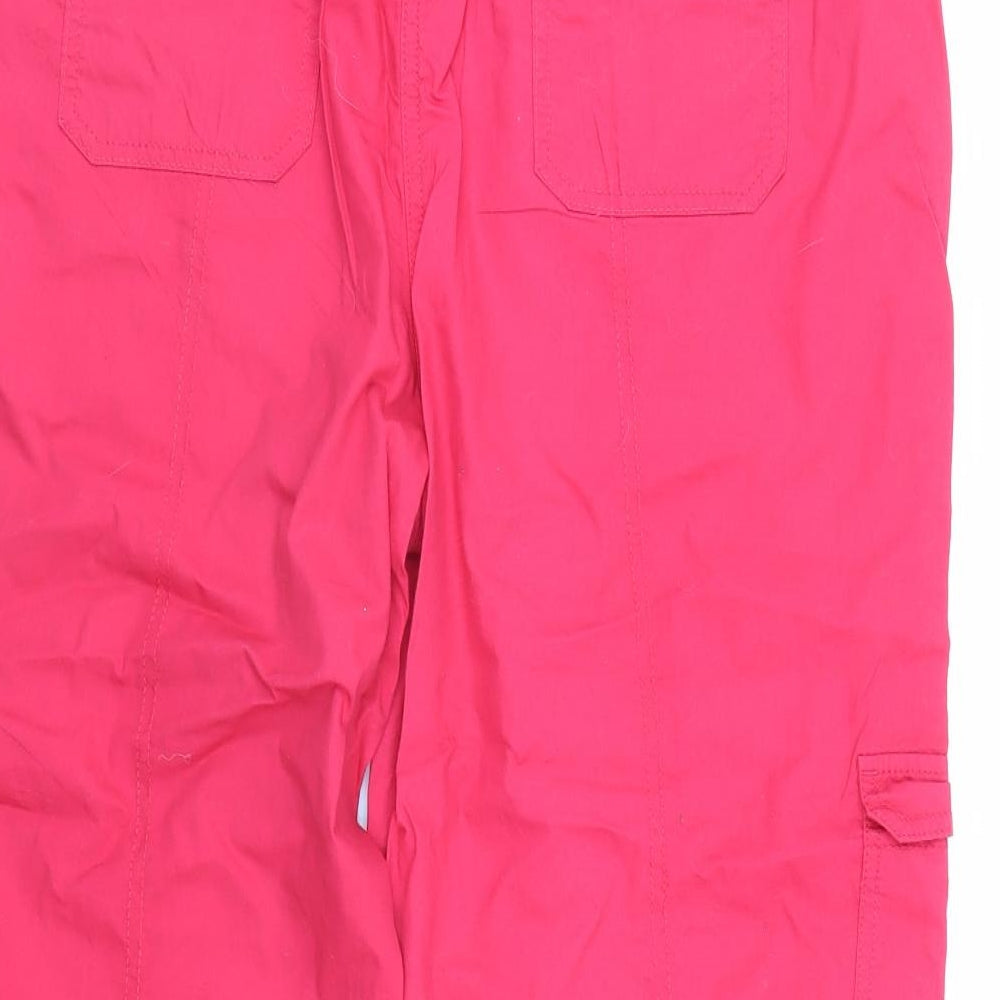 George Womens Red   Cropped Trousers Size 18 L25 in