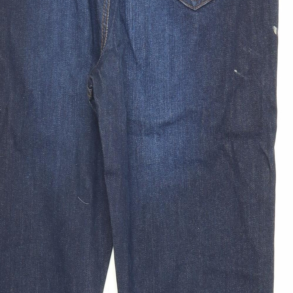 Peacocks Womens Blue  Denim Bootcut Jeans Size 18 L28 in