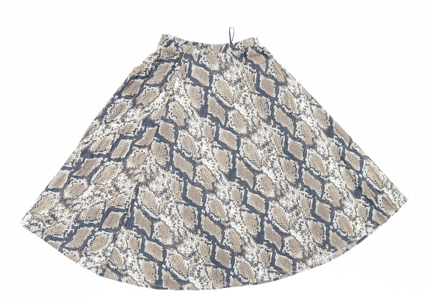 F&F Womens Multicoloured Animal Print  Flare Skirt Size 6