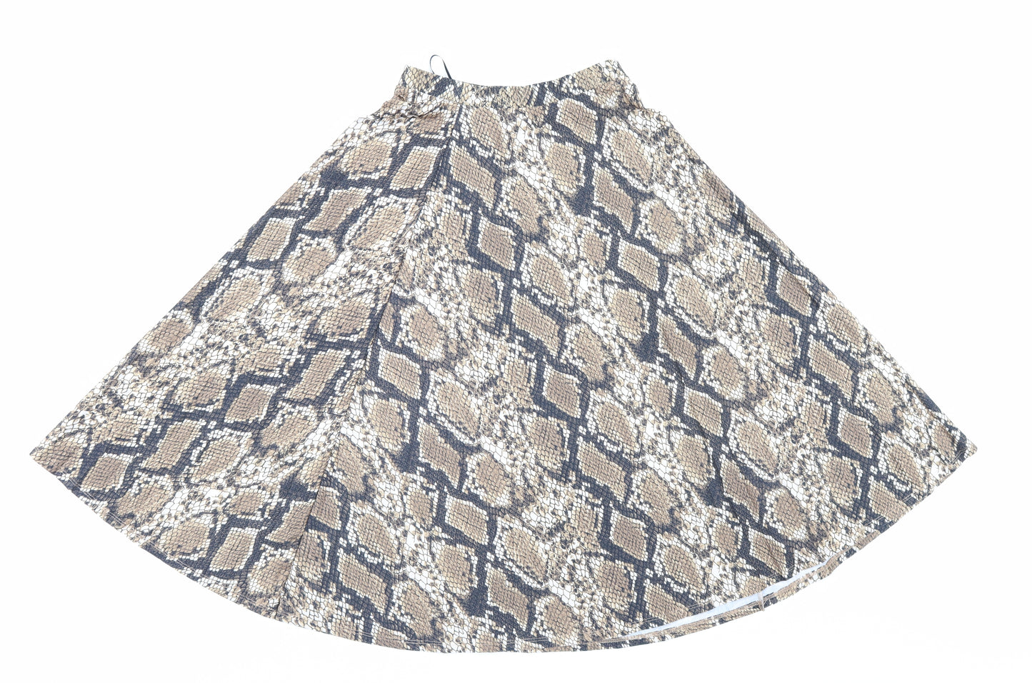 F&F Womens Multicoloured Animal Print  Flare Skirt Size 6