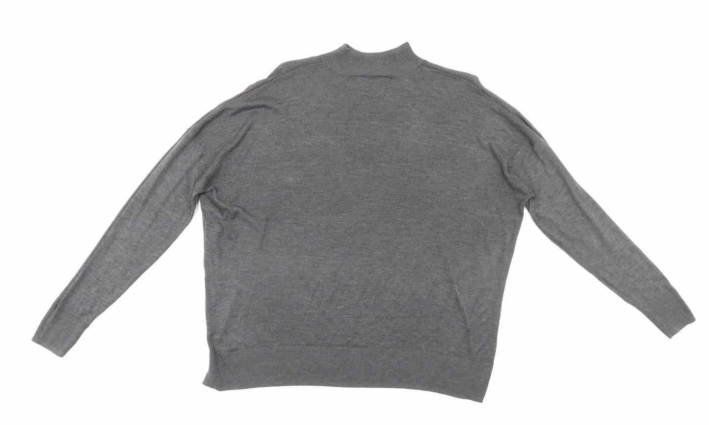 Dorothy Perkins Womens Grey   Pullover Jumper Size 14