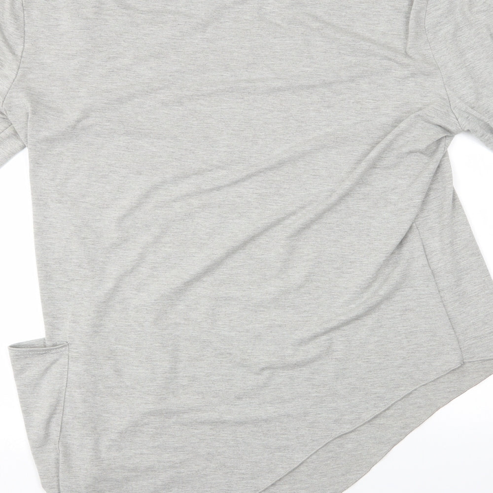 Preworn Womens Grey   Basic Blouse Size M