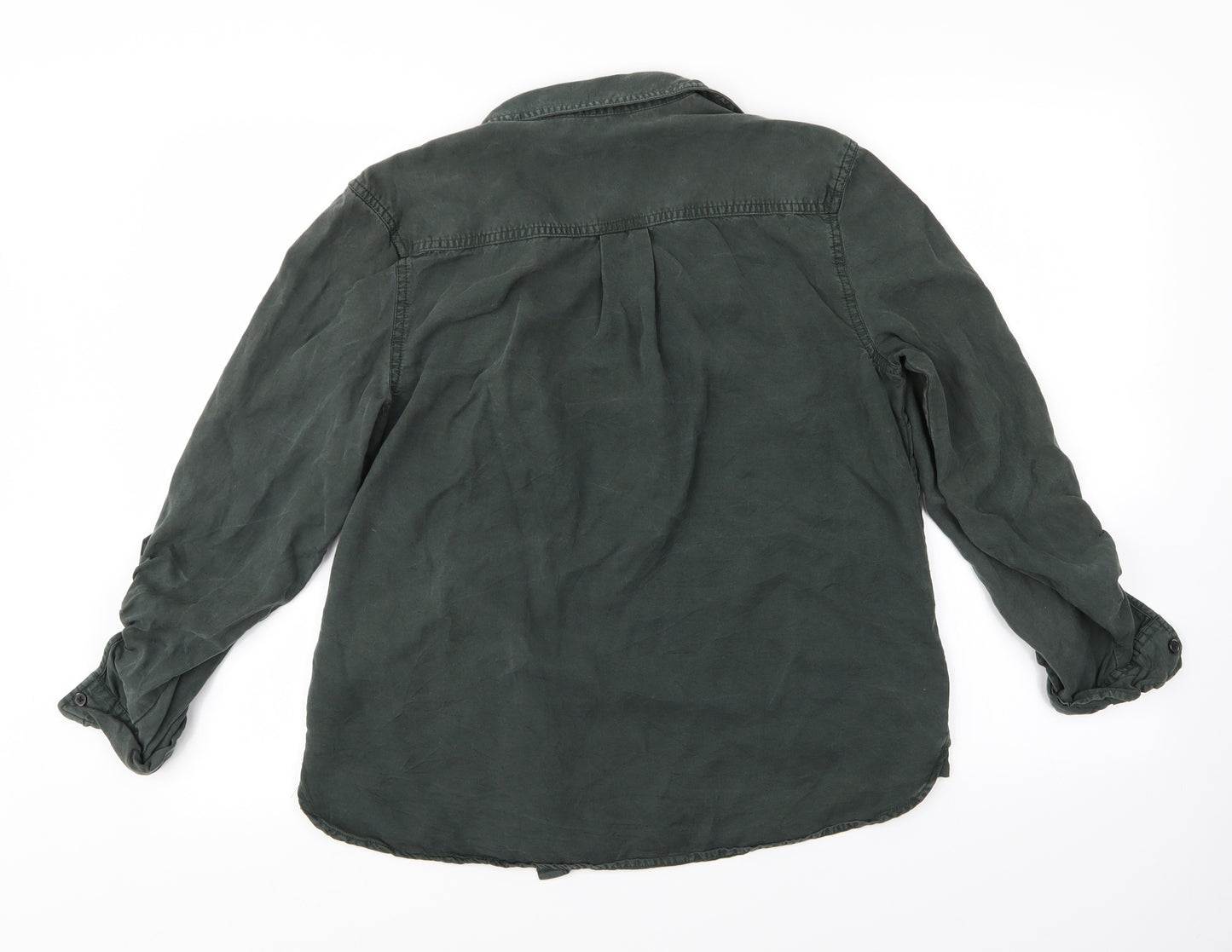 NEXT Womens Green   Basic Button-Up Size 14