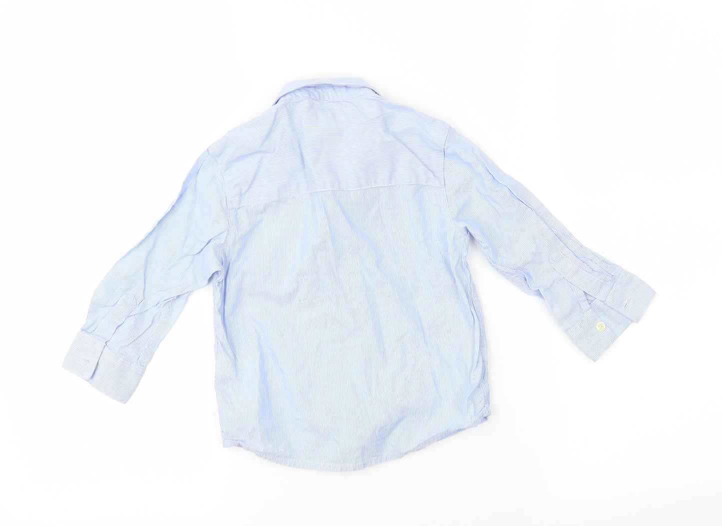 NEXT  Blue Striped  Basic Button-Up Size 18-24 Months