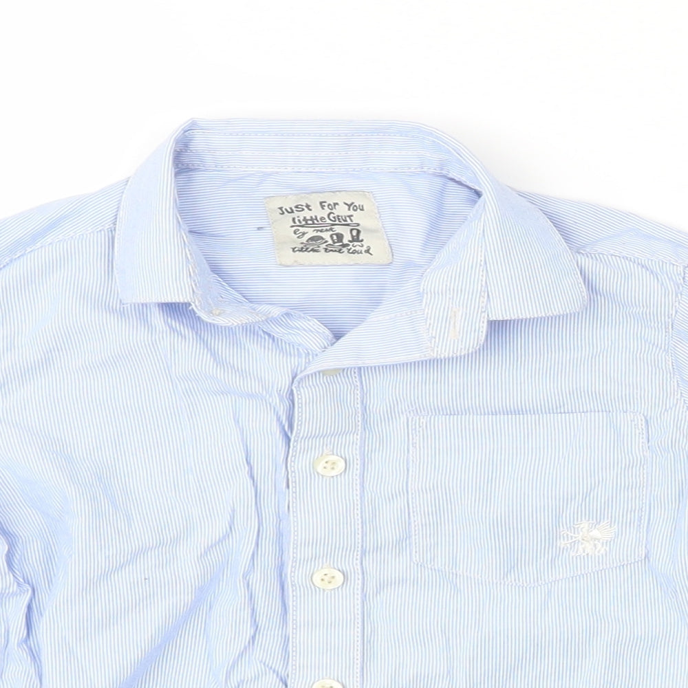 NEXT  Blue Striped  Basic Button-Up Size 18-24 Months