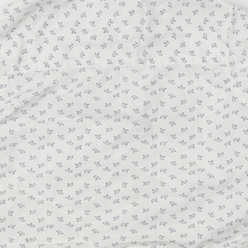 Preworm Boys White Animal Print   Button-Up Size 3 Years  - Birds