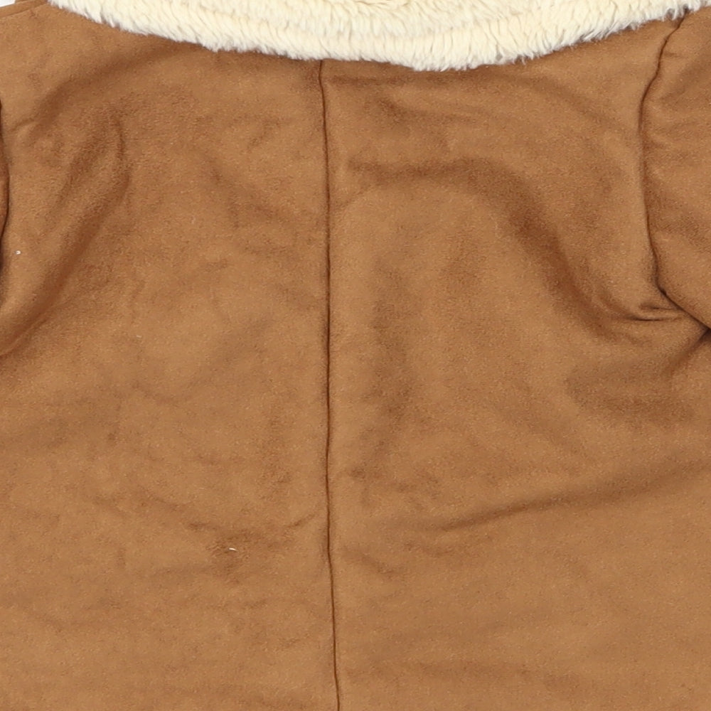 Preworn Baby Brown   Overcoat Coat Size 9-12 Months