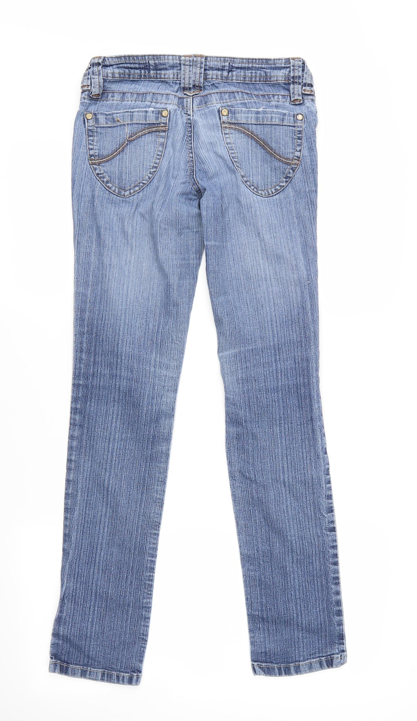 Internacionale Womens Blue   Straight Jeans Size 8 L34 in