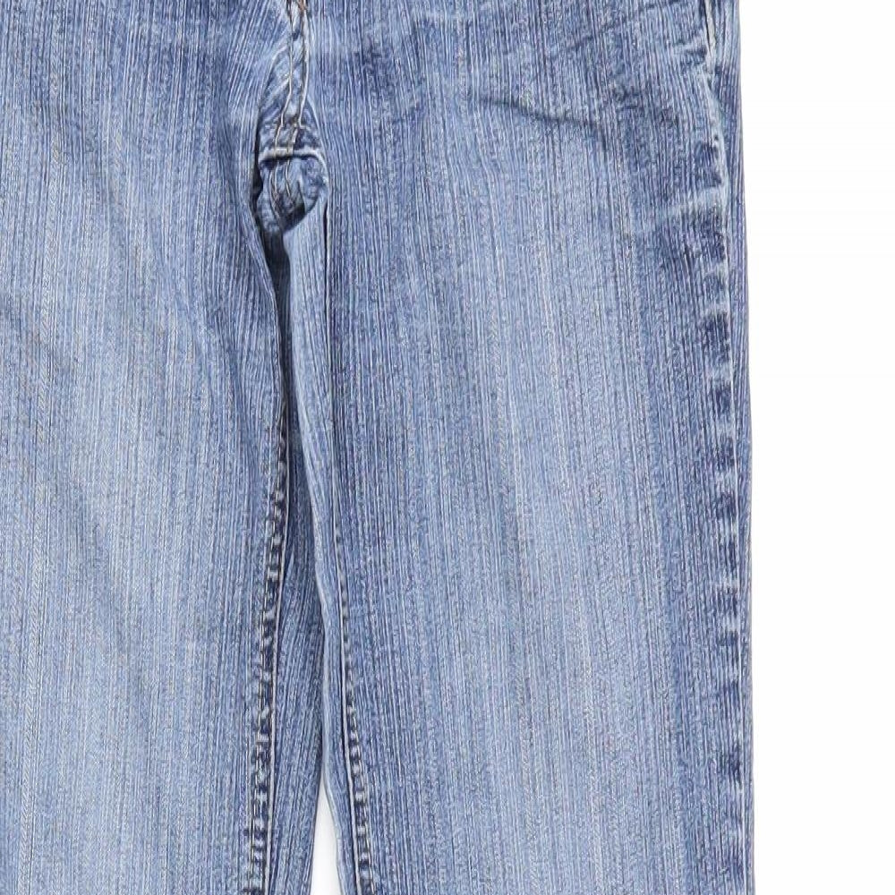 Internacionale Womens Blue   Straight Jeans Size 8 L34 in
